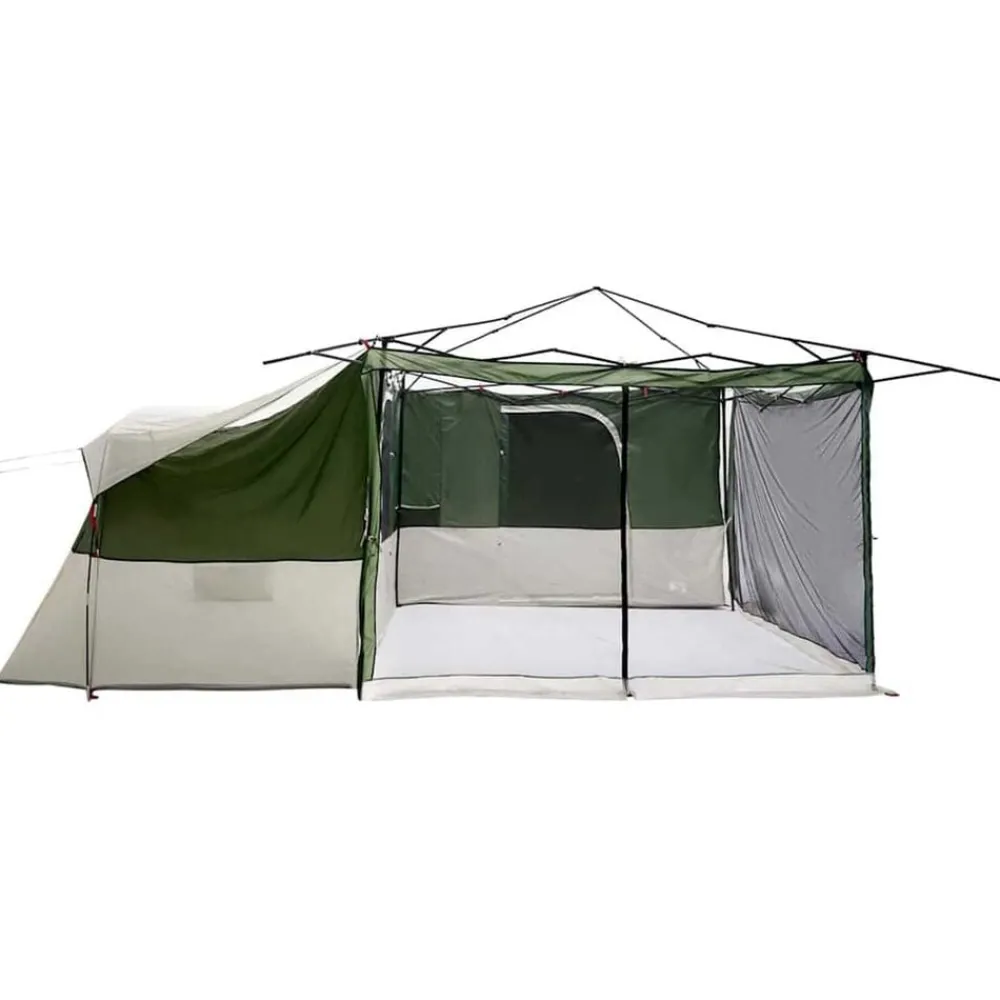 Loisirs De Plein Air-vidaXL Tente intérieure avec toit 520 x 520 x 190 cm taffetas Vert
