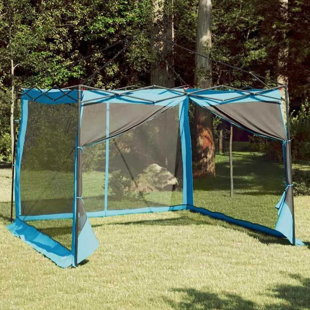 Loisirs De Plein Air-vidaXL Tente intérieure avec toit 303 x 303 x 196 cm taffetas Bleu