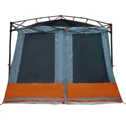 Loisirs De Plein Air-vidaXL Tente intérieure 291 x 291 x 240 cm taffetas Gris et orange