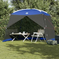 Loisirs De Plein Air-vidaXL Tente moustiquaire avec toit e 320 x 320 x 218 cm bleu azur