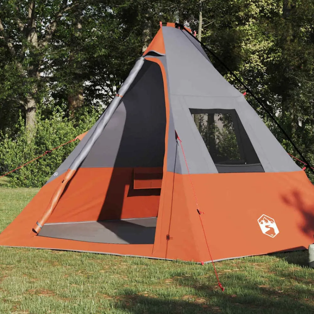 vidaXL Tente Tipi avec toit 383 x 338 x 217 cm taffetas