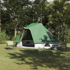 Loisirs De Plein Air-vidaXL Tente Tipi avec toit 466 x 310 x 240 cm taffetas Vert