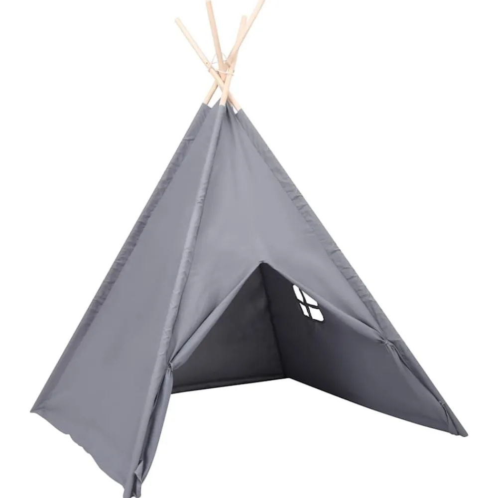 vidaXL Tente tipi d'enfants avec sac Peau de pêche 120x120x150 cm
