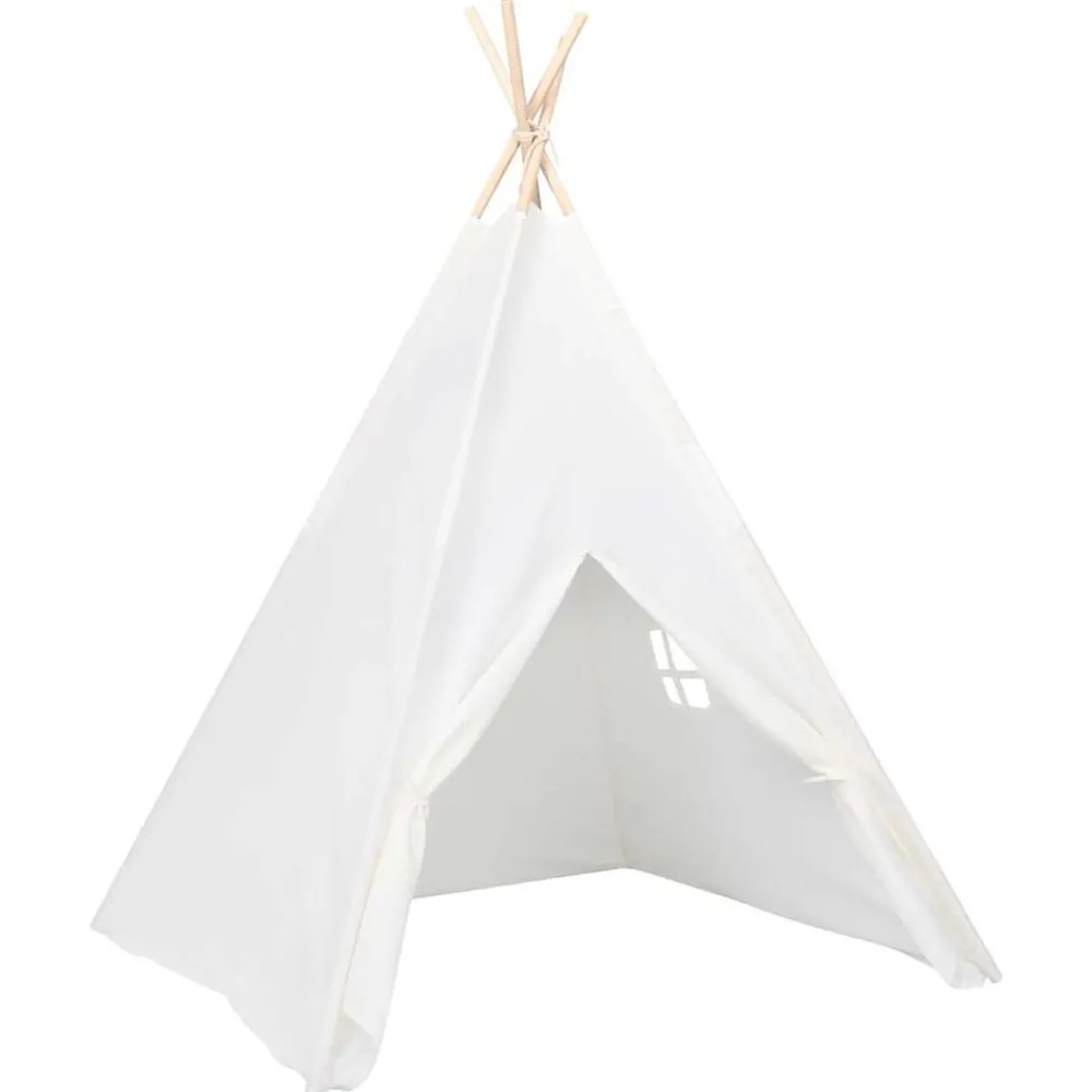 vidaXL Tente tipi d'enfants avec sac Peau de pêche 120x120x150cm