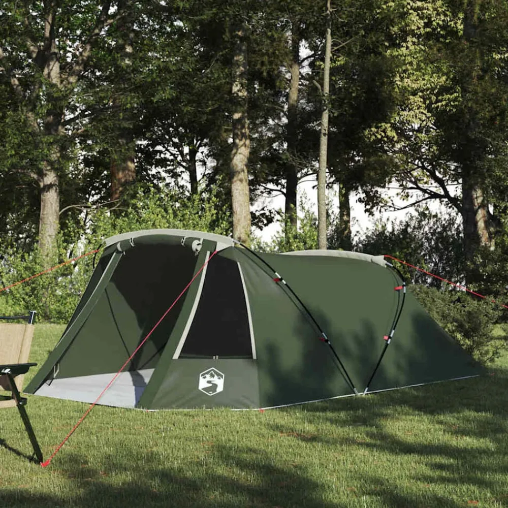 vidaXL Tente Tunnel 3 Personnes et blanc 328 x 228 x 115 cm