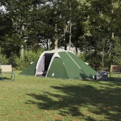 Loisirs De Plein Air-vidaXL Tente Tunnel avec toit 510 x 240 x 156 cm taffetas Vert