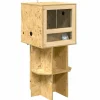 vidaXL Terrarium Marron 40 x 40 x 90 cm OSB