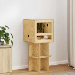 vidaXL Terrarium Marron 40 x 40 x 90 cm OSB