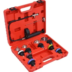 Equipement & Outils De Garage-vidaXL Testeur de pression pour refroidissement et bouchon 14 pcs