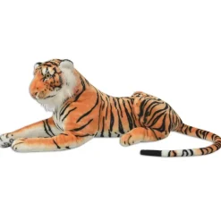 vidaXL Tigre en peluche Marron XXL