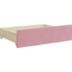 vidaXL Tiroirs de lit 2 pcs bois d'ingénierie et velours