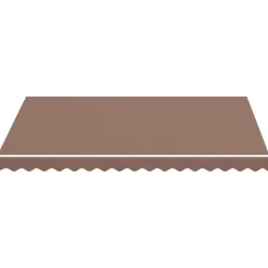 Pelouses & Jardins-vidaXL Tissu de remplacement pour auvent 3x2,5 m Marron