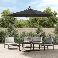 vidaXL Tissu de remplacement pour parasol déporté 300 cm