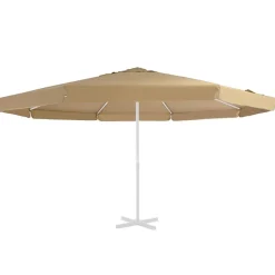 vidaXL Tissu de remplacement pour parasol d'extérieur 515 cm