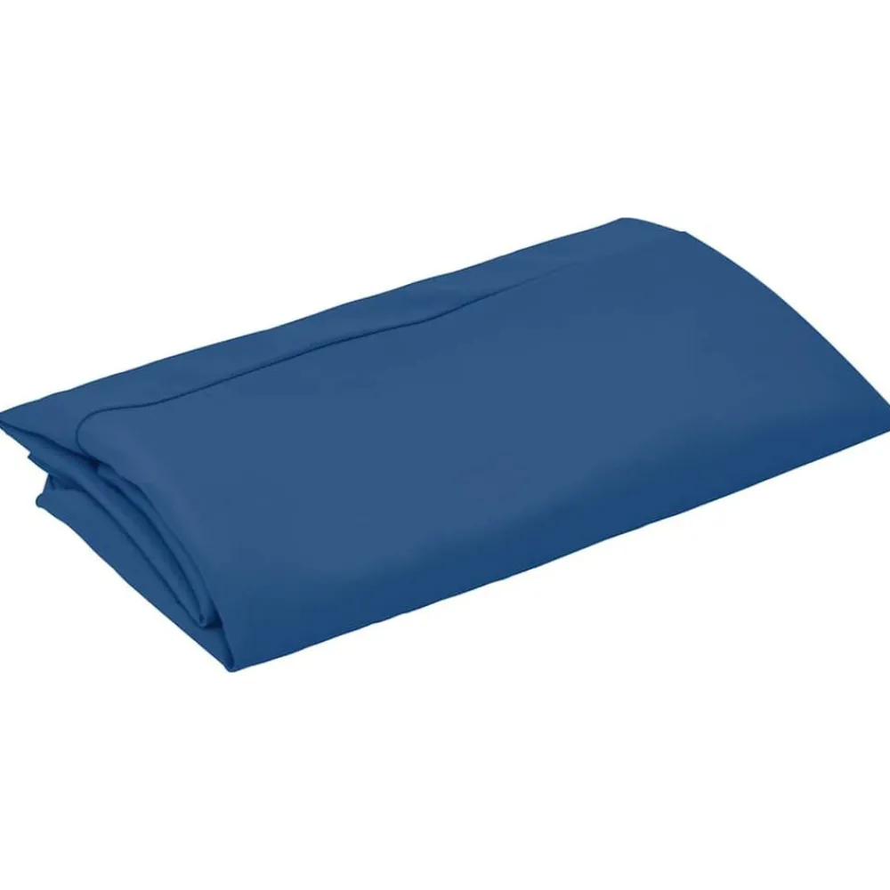 vidaXL Tissu de remplacement pour parasol déporté bleu 300 cm