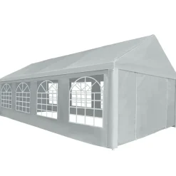 vidaXL Tissu de tente sans cadre Gris 8 x 4 m PE