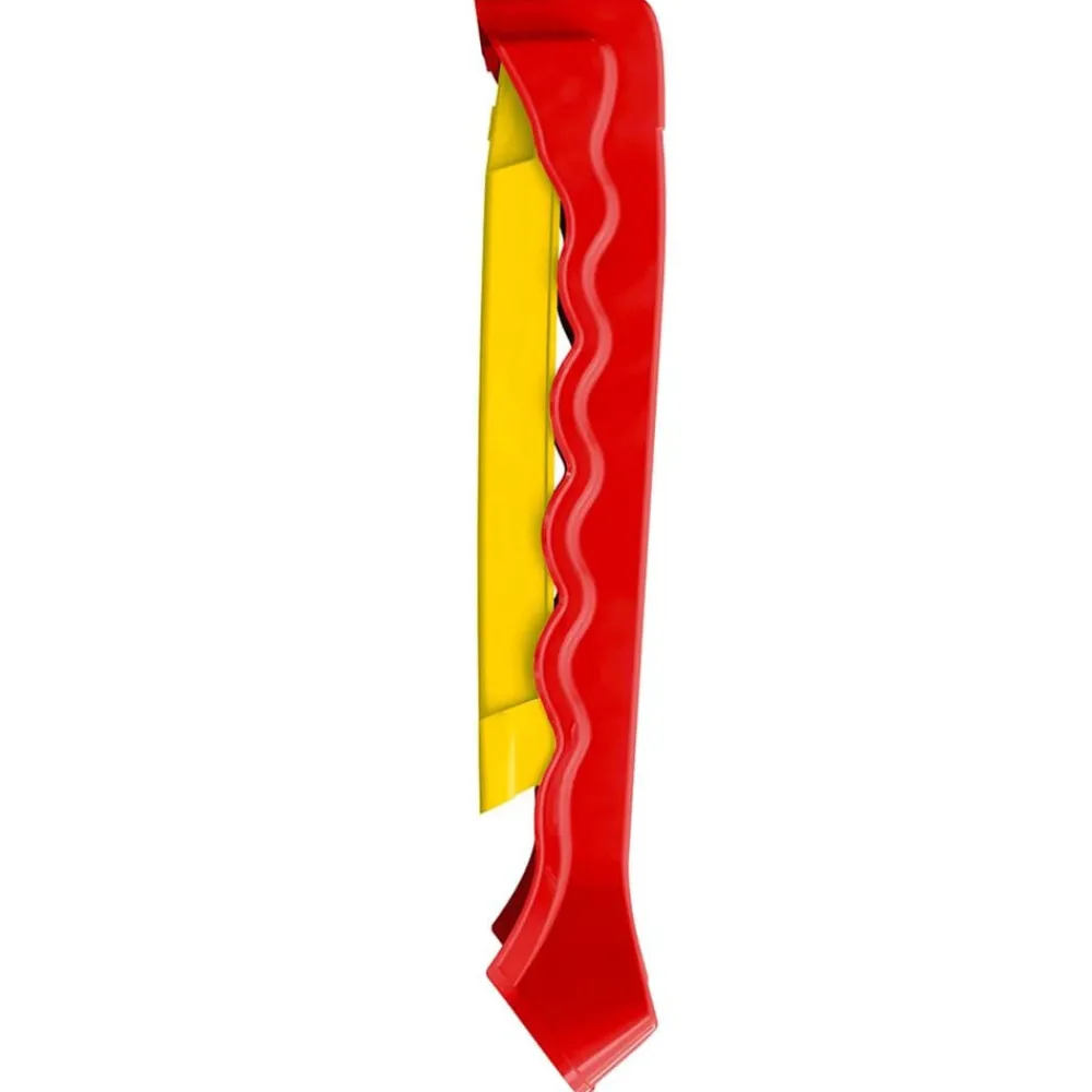 vidaXL Toboggan pliable d'enfants Intérieur/Extérieur Rouge et jaune