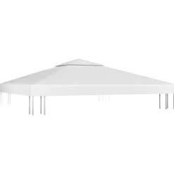 vidaXL Toile de toit de belvédère 2 niveaux 310 g/m² 3x3 m