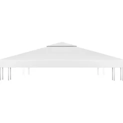 vidaXL Toile de toit de belvédère 2 niveaux 310 g/m² 3x3 m