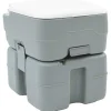 vidaXL Toilette de Camping Gris 41,5 x 36,5 x 42 cm