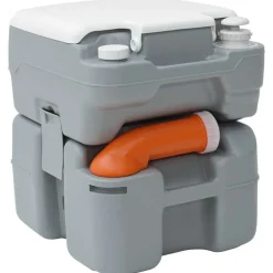 vidaXL Toilette de Camping Gris 41,5 x 36,5 x 42 cm