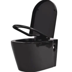 vidaXL Toilette murale Céramique