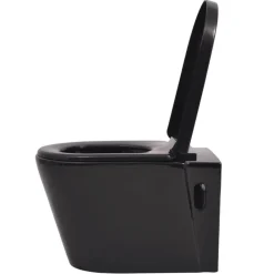 vidaXL Toilette murale Céramique