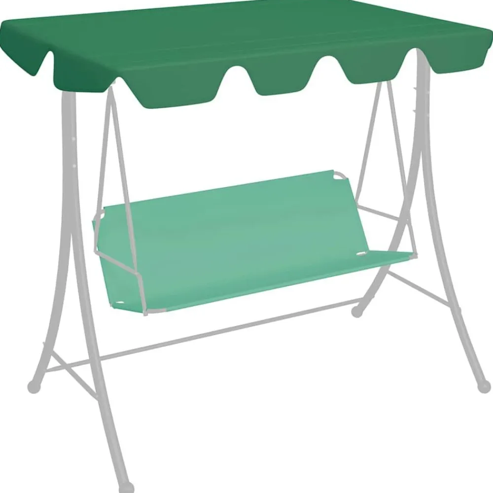 vidaXL Toit de rechange de balançoire 188/168x145/110 cm