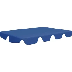 Pelouses & Jardins-vidaXL Toit de rechange de balançoire 188/168x145/110 cm Bleu