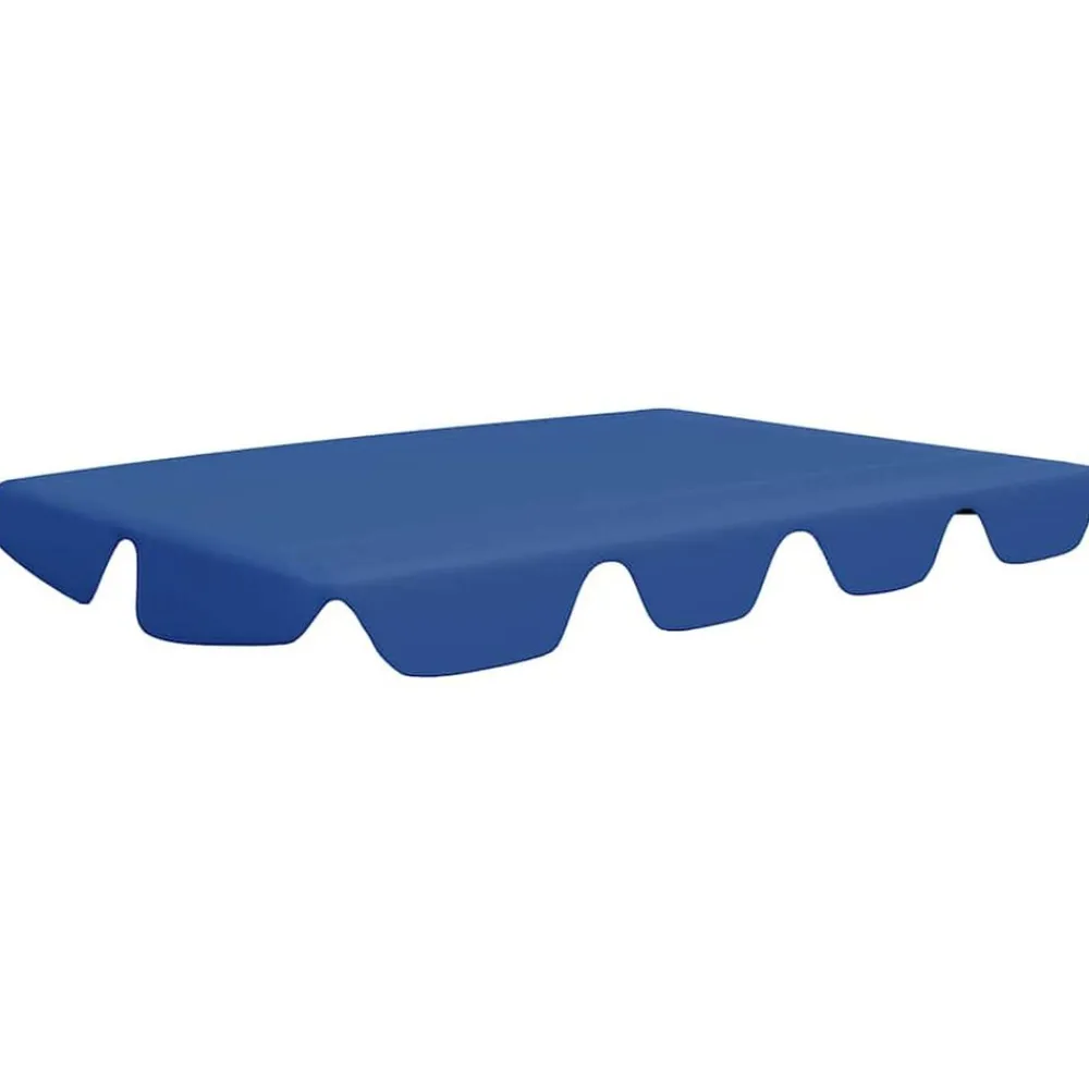 Pelouses & Jardins-vidaXL Toit de rechange de balançoire 188/168x145/110 cm Bleu