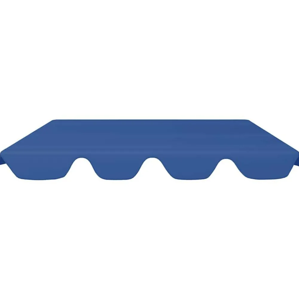 Pelouses & Jardins-vidaXL Toit de rechange de balançoire 188/168x145/110 cm Bleu