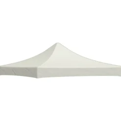 Pelouses & Jardins-vidaXL Toit de tente de réception 3 x 3 m Crème Crème