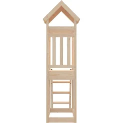 vidaXL Tour de jeu Marron 110,5 x 52,5 x 214 cm Pin massif