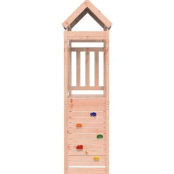 Jeux De Plein Air-vidaXL Tour de jeu Marron 110,5 x 52,5 x 215 cm Bois solide de Douglas