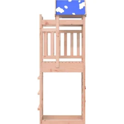 vidaXL Tour de jeu Marron 85 x 52,5 x 239 cm Bois solide de Douglas