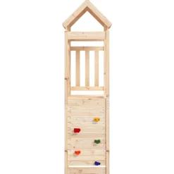 Jeux De Plein Air-vidaXL Tour de jeu Marron 53 x 110,5 x 214 cm Pin massif