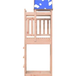 vidaXL Tour de jeu Marron 85 x 52,5 x 239 cm Bois solide de Douglas