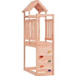 Jeux De Plein Air-vidaXL Tour de jeu Marron 53 x 110,5 x 214 cm Bois solide de Douglas