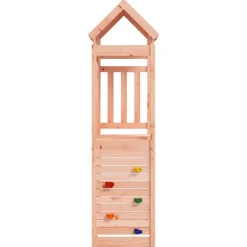 Jeux De Plein Air-vidaXL Tour de jeu Marron 53 x 110,5 x 214 cm Bois solide de Douglas