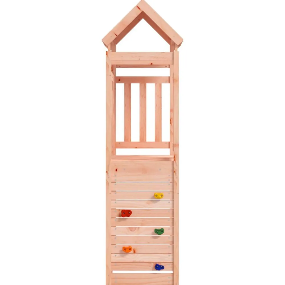 Jeux De Plein Air-vidaXL Tour de jeu Marron 53 x 110,5 x 214 cm Bois solide de Douglas