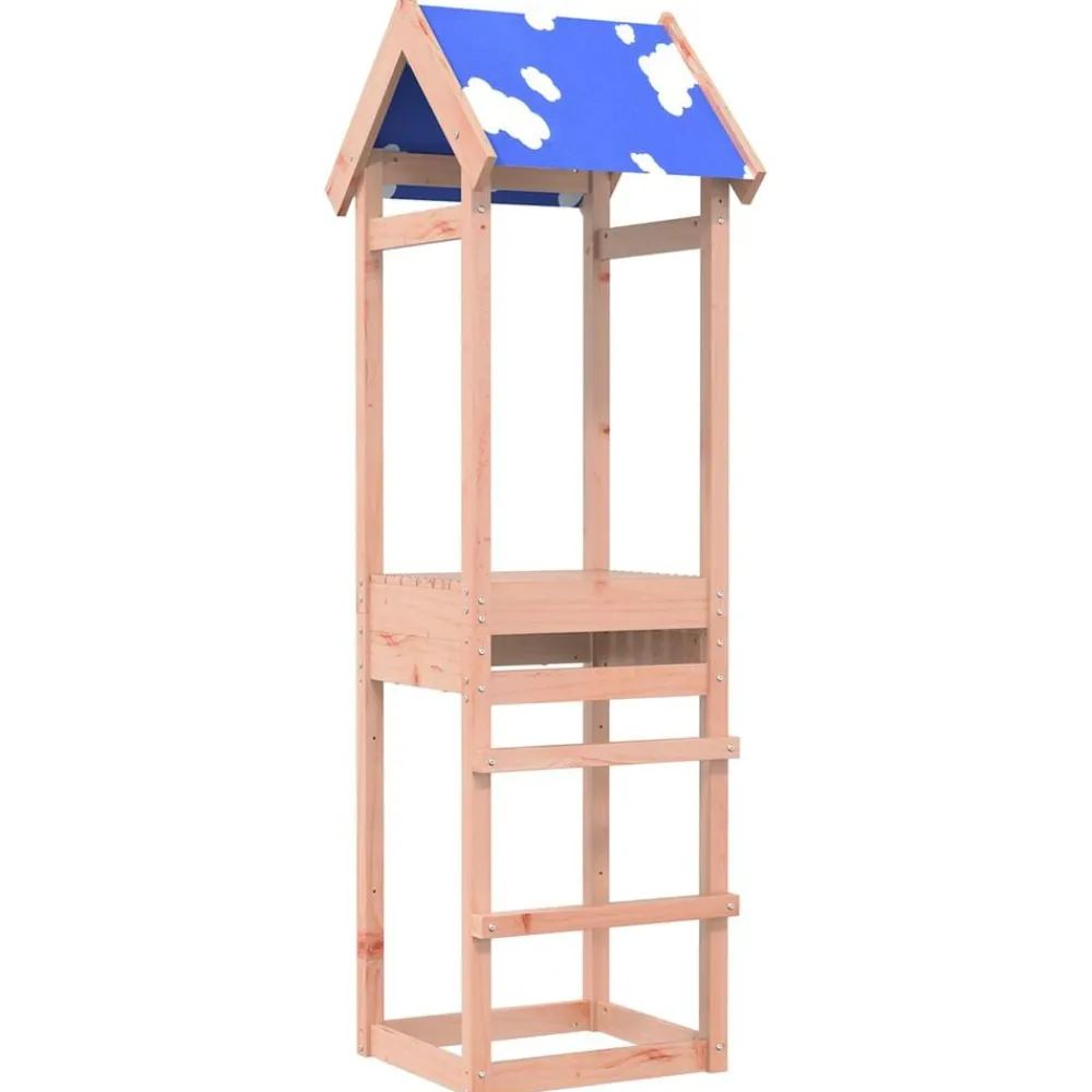 vidaXL Tour de jeu Marron 52,5 x 46,5 x 195 cm Bois solide de Douglas