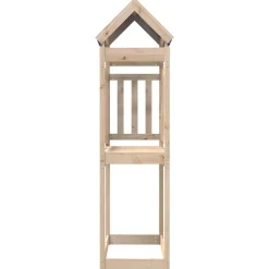 vidaXL Tour de jeu Marron 52,5 x 110,5 x 215 cm Pin massif