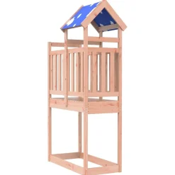 vidaXL Tour de jeu Marron 52,5 x 110,5 x 215 cm Bois solide de Douglas