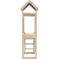 Jeux De Plein Air-vidaXL Tour de jeu Marron 52,5 x 110,5 x 215 cm Pin massif