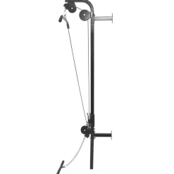 vidaXL Tour de musculation murale avec jeu d'haltères et poids 60,5 kg