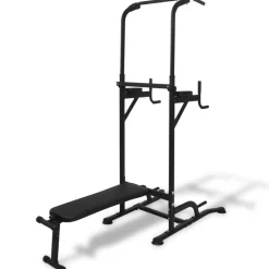 Entraînement & Fitness-vidaXL Tour de musculation avec banc d'assise