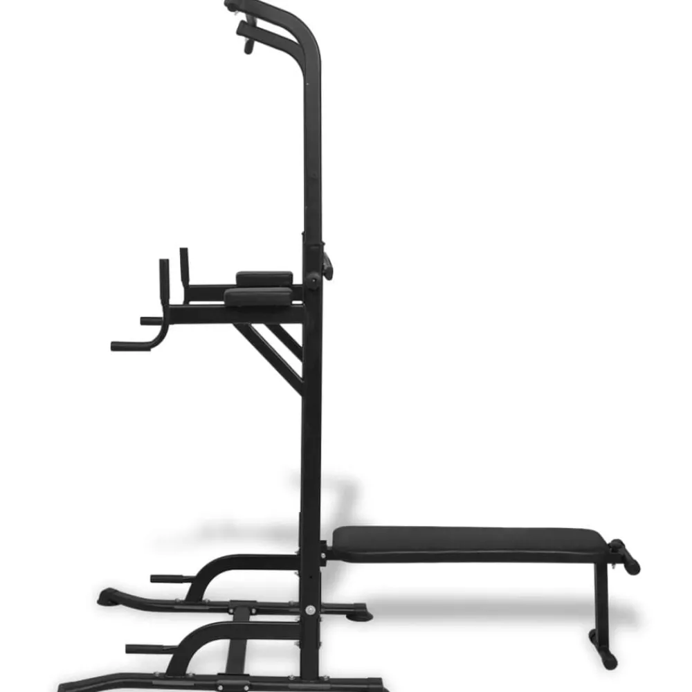 Entraînement & Fitness-vidaXL Tour de musculation avec banc d'assise