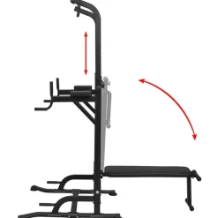 Entraînement & Fitness-vidaXL Tour de musculation avec banc d'assise