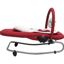 Jouets & Équipement D'Éveil Pour Bébés-vidaXL Transat pour bébé Acier Rouge