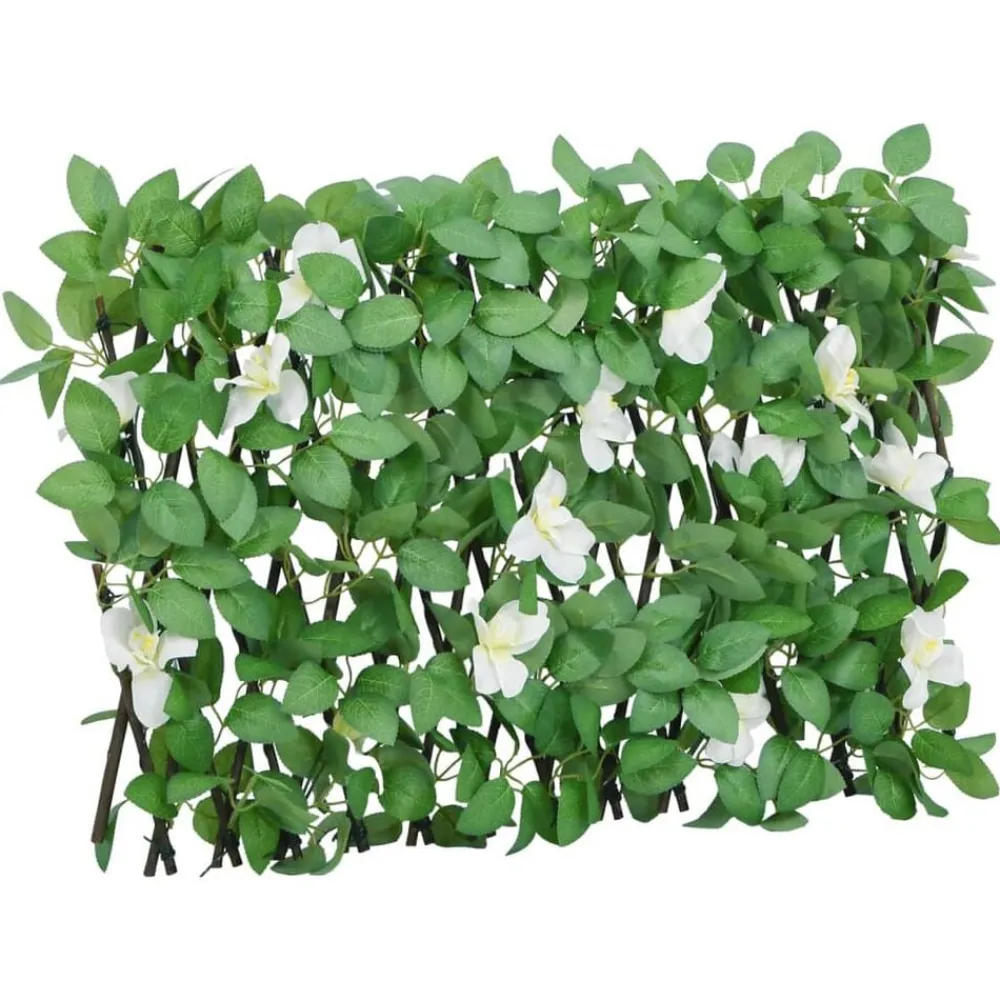 vidaXL Treillis de lierre artificiel extensible vert 180x30 cm